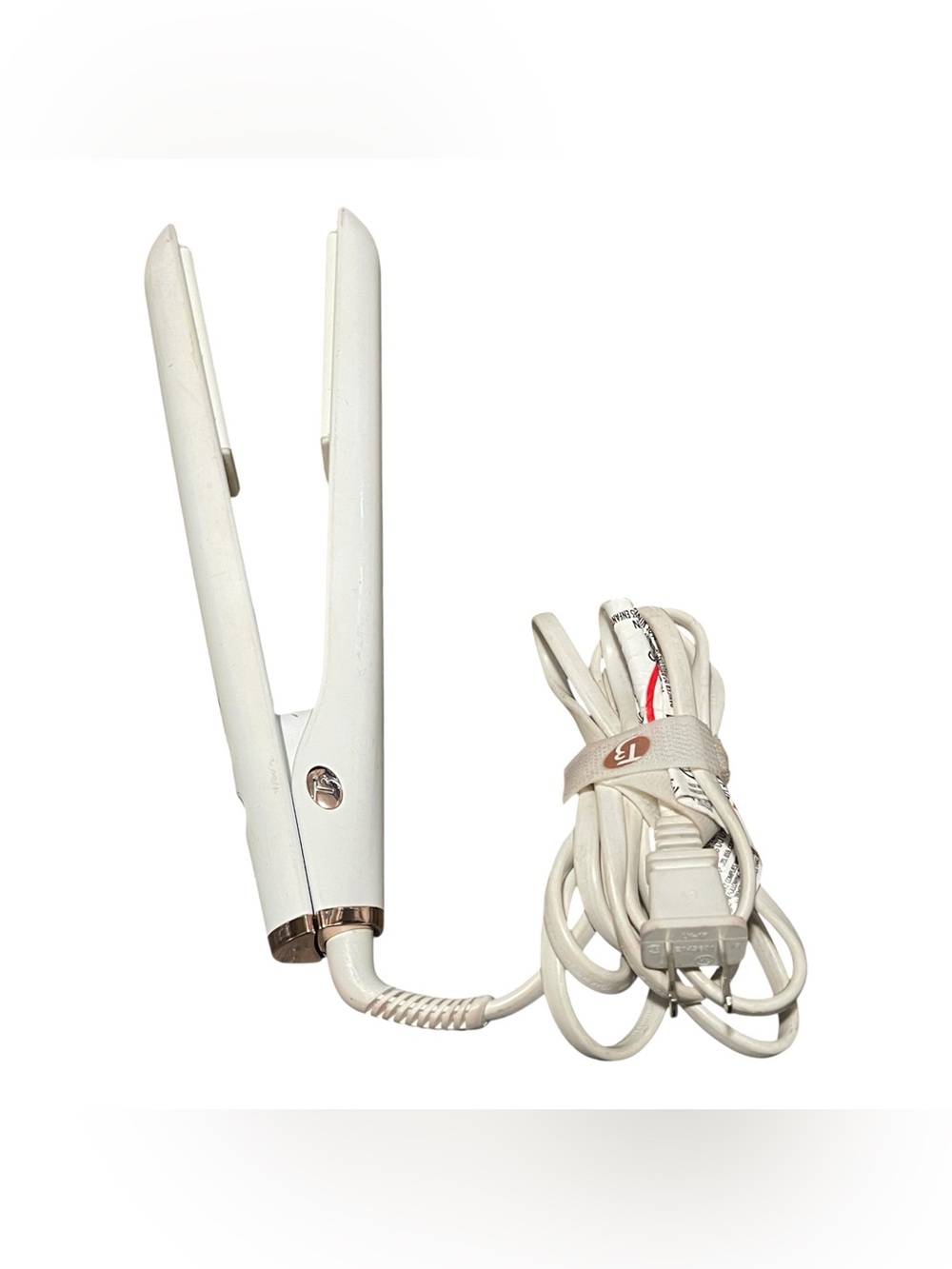 ✨ T3 SinglePass StyleMax Professional 1" Ceramic Flat Iron - White/Rose Gold ✨